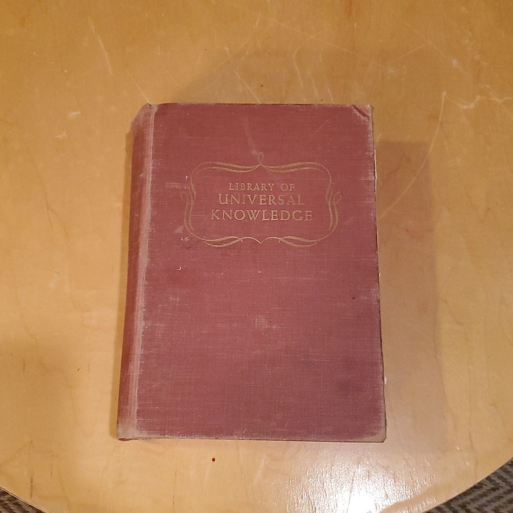 1954 Vintage Dictionary "Library‎ of Universal Knowledge"
